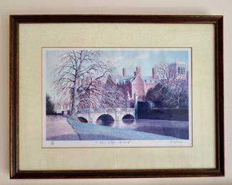 "St. John's College, Cambridge" Signed & Numbered