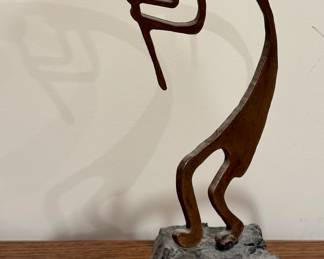 Kokopelli Metal Sculpture