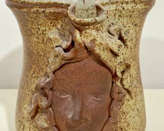 Oversized Art Pottery Mug