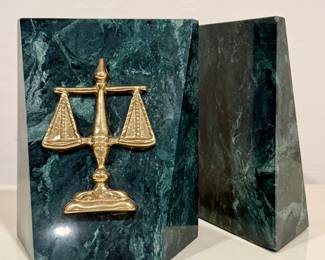 Marble Bookends