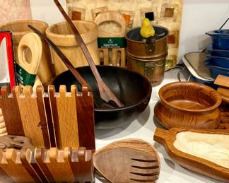 Lots of interesting wood Kitchen Items!