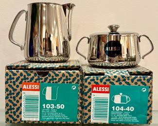 Alessi Milk Jug & Sugar Bowl