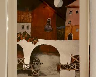 "The Red House," Signed Rosina Wachtmeister