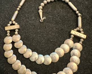 Navajo Sterling Silver Necklace