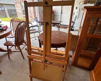 Wooden artist easel - Adjustable wooden painting stand with canvas holder