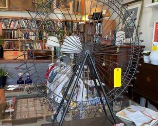 Rotating London Eye sculpture 37” x 32” x 6.5” $140 + tax