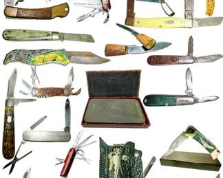 Antique - Modern Knives: Case, Solingen, Barlow, Colonial, etc. 
