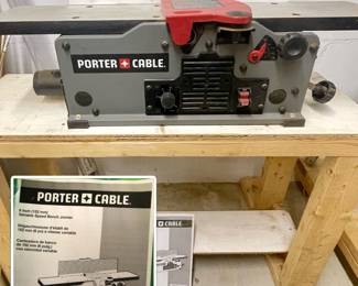 PORTER-CABLE Benchtop Jointer, Variable Speed, 6-Inch
+ Manual and custom work table