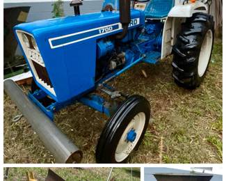 Ford F-1700 Diesel Tractor
Spreader, Pole Lifter, and Grader Blade