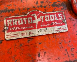 Vintage Proto Tool Box with Flying Lady Logo and tray