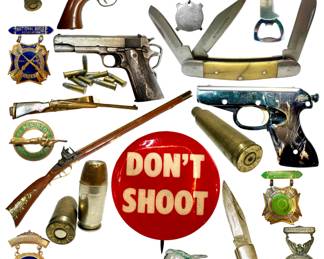 Antique - Vintage Firearm Memorabilia: MODEL Guns, NRA Awards & Promotional Advertisement Items, Bullets, Pocket Knives, etc. 