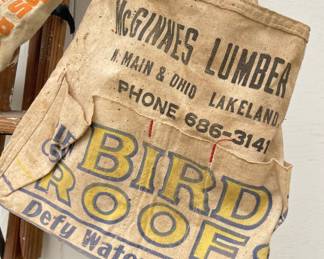 Vintage Advertising Shop bag for
McGinnis Lumber
"Bird Roofs" Defy Water and Wear