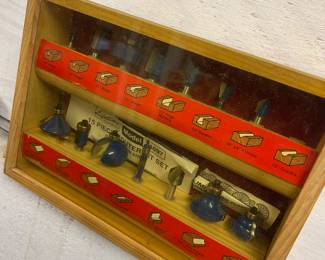 Lifetime Model 2697 15 Piece Router Bit Set in its original wooden case