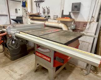 CRAFTSMAN
10-in. TABLE SAW
1.5 Horsepower (continuous duty)
2 Horsepower (maximum developed)
3450 R.P.M. (no load R.P.M.)
+ OWNERS MANUAL