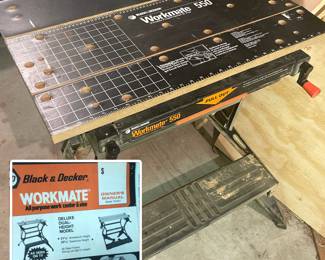 BLACK+DECKER Workmate
550 portable workbench
+ Manual