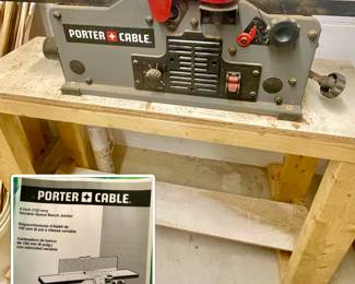 Porter Cable
6 inch Variable Speed Bench Joiner
+ INSTRUCTION MANUAL