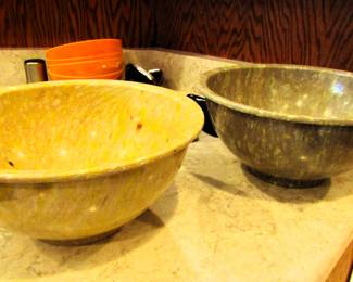 Texas Ware confetti bowls