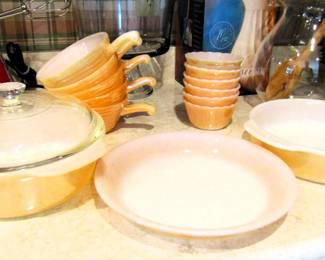 Fire King Peach Lustre ware