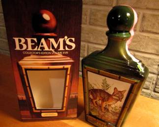 Jim Beam Gray Fox decanter