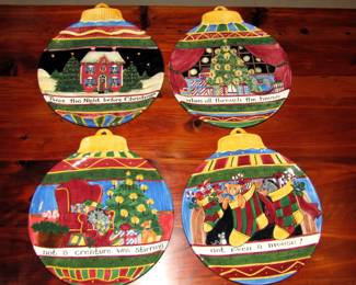 Night Before Christmas plates