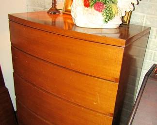 Mid-century tallboy dresser