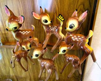 1940s Shaw Bambi figurines for Disney