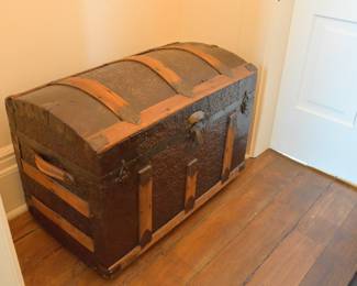 Steamer trunk—antique