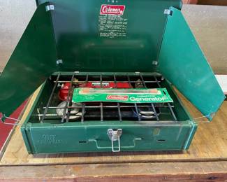 Coleman camp stove—vintage