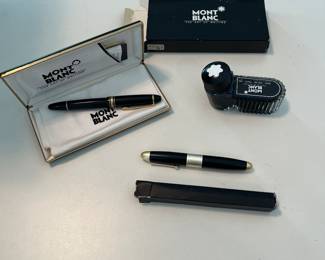 Mont Blanc and Davidoff pens