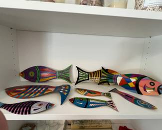 Hand painted fish from Portugal