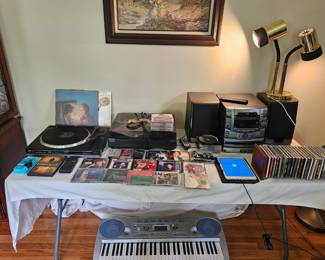 Turntables and CDs