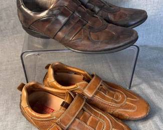 Two Pairs Of Casual Leather Loafers
