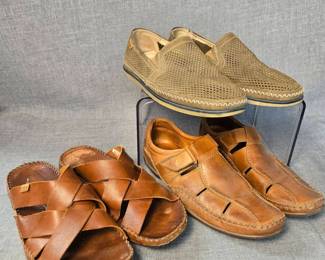 006 3 pairs of Pikolinos Mens Slip Ons Sandals