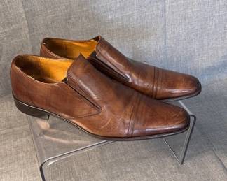 Pair Of Exton Brown Leather Dress Shoes
