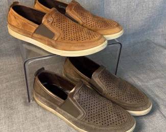 Two Pairs Of ECCO Slip Ons