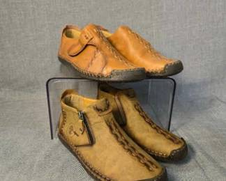 Two Pairs Of Mens Fashion Shoes