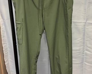 Olive Green Athletic Draw String Pants Made In Kenya XL