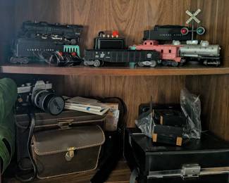 Model Trains, Tracks, more Vintage Cameras