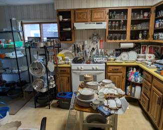 Kitchen with tons of kitchenware