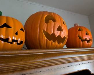Halloween Decorations - Light Up Pumpkins