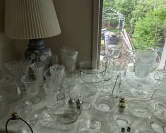 Crystal Vases and Serving Pieces