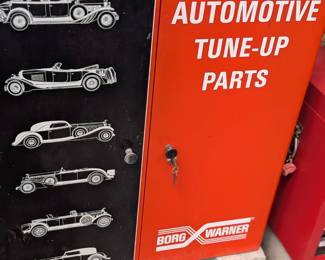 Metal Garage Cabinet with Advertising