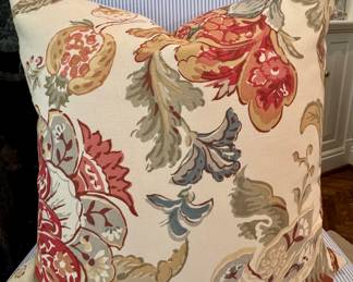 $48 each (2 available); Pottery Barn down pillow; (20x20)