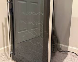 $150; mini wine fridge