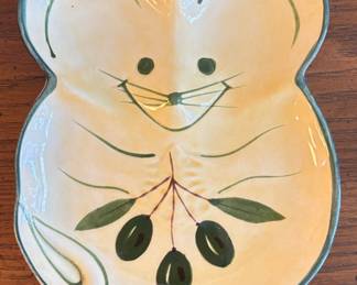 $28 - Laurie Gates ceramic olive dish