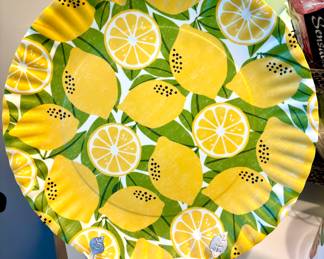 $28 - cute plastic lemon platter