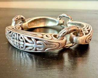 John Hardy sterling silver bracelet. Please shop the sale in person or call to inquire for pricing on fine jewelry.