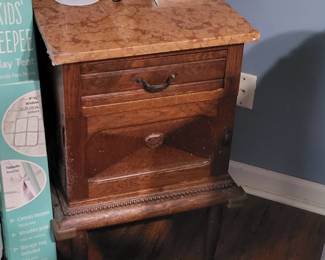 Beautiful nice night stand orange marble up to 2 available