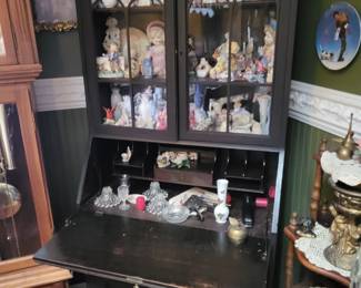 Beautiful secretary display cabinet