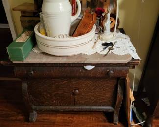 Antique wash stand